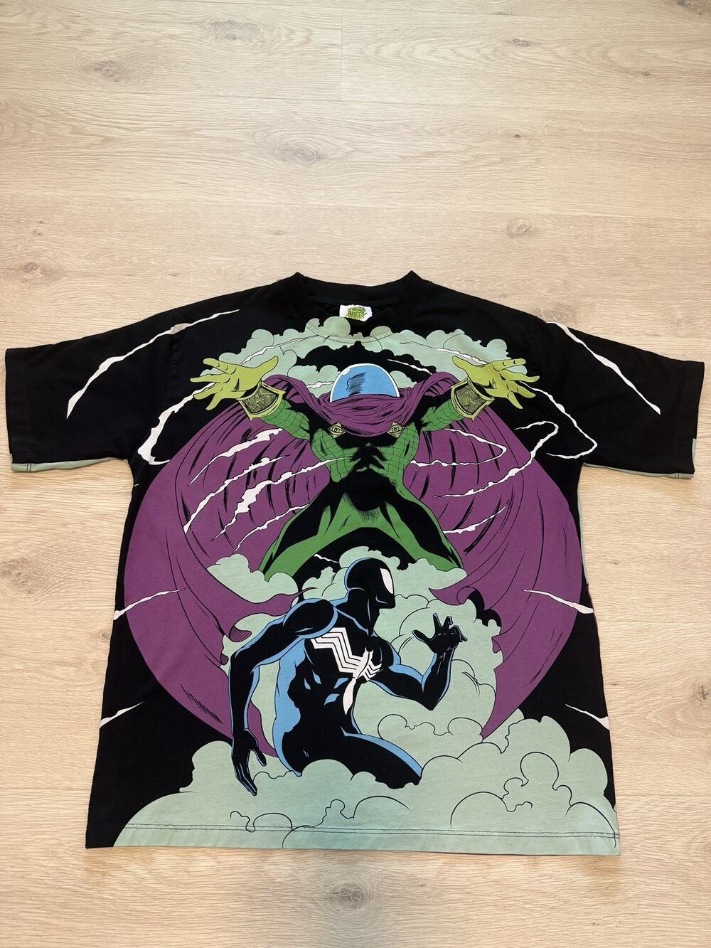 Chronic Images Spider Man Mysterio Graphic T-Shirt XL Infinite Illusions AOP